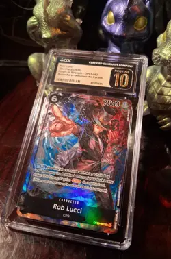 ✨2023 One Piece Rob Lucci ~ SR ALT ART ~ OP03-092 CGC PRISTINE / PSA 10✨ - Image 3