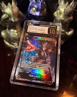 ✨2023 One Piece Rob Lucci ~ SR ALT ART ~ OP03-092 CGC PRISTINE / PSA 10✨ - Image 4