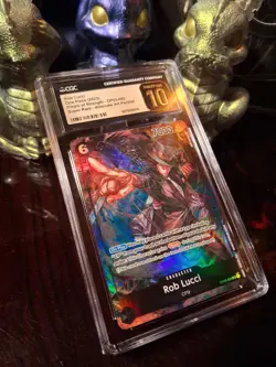 ✨2023 One Piece Rob Lucci ~ SR ALT ART ~ OP03-092 CGC PRISTINE / PSA 10✨ - Image 5