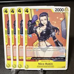 Nico Robin x 4 Playset (ST29-009) [Regular] (NM) - One Piece - ST29: Egghead - Image 1