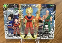 Dragon Ball Super Card Game Ultimate Squad Oath of Z SCR Foil Card BT17-149 - Image 1