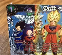 Dragon Ball Super Card Game Ultimate Squad Oath of Z SCR Foil Card BT17-149 - Image 2