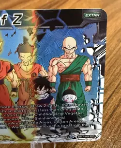 Dragon Ball Super Card Game Ultimate Squad Oath of Z SCR Foil Card BT17-149 - Image 3
