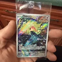 Pokemon TCG Scream Tail ETB Promo Black Star Card 065/071 Pokemon Center - Image 1