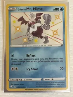 Shiny Galarian Mr. Mime [Pokemon Card SV020/SV122] Mint Condition - Image 1