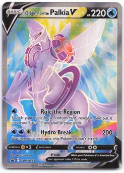 SWSH: Sword & Shield Promo Cards #SWSH253 Origin Forme Palkia V - Image 1