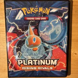 POKEMON PLATINUM RISING RIVALS BINDER ULTRA PRO 4 SLEEVE PAGES TRADING CARD GAME - Image 2
