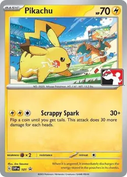 Pikachu - 101 [SV: Scarlet & Violet Promo Cards] 101 NM - Image 1