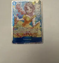 One Piece TCG Rebecca OP15-053 SR Foil English OP15 NM Card - Image 1