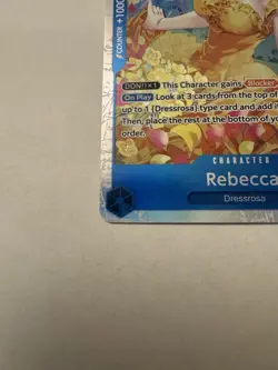 One Piece TCG Rebecca OP15-053 SR Foil English OP15 NM Card - Image 3