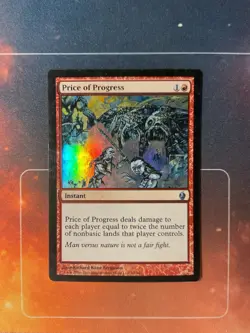 Price of Progress - Foil - Fire & Lightning - Magic the Gathering - MTG - Image 1