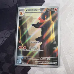 Pokemon TCG Chameleon Illustration Rare Card 169/165 Scarlet and Violet - Image 1
