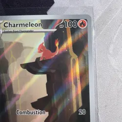 Pokemon TCG Chameleon Illustration Rare Card 169/165 Scarlet and Violet - Image 3