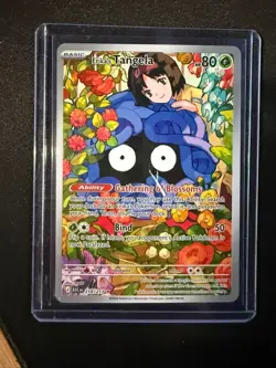 Pokemon TCG Erika's Tangela 218/217 Ascended Heroes Illustration Rare NM Card - Image 1