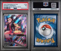 2025 Pokemon Marnie’s Morpeko 206 Sv: Scarlet & Violet Promo Cards Holo PSA 7 - Image 3