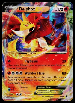 Pokemon Card - Delphox EX - XY19 XY Holo Promo - Image 1