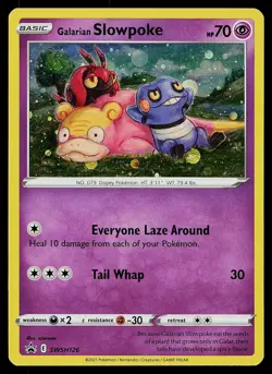 Pokemon Card - Galarian Slowpoke Sword & Shield SWSH126 Holo Promo - Image 1