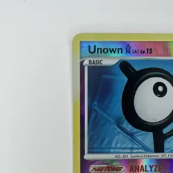 Pokemon Card - Unown [A] Diamond and Pearl 65/130 Uncommon Reverse Holo - Image 2