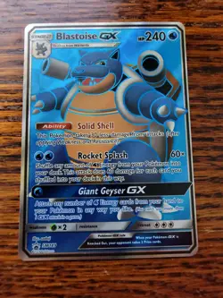 Blastoise GX SM189 - Black Star Promo - Full Art Ultra Rare Pokemon Card - NM - Image 1