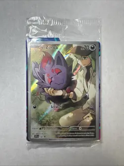 N's Zorua 189 Sv: Scarlet & Violet Promo Cards Holo SEALED - Image 1