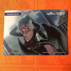 Hanekawa Hasumi MEMORIAL LOBBY TOKEN Wixoss Blue Archive Collab Full-Art Card NM - Image 1