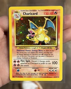 Charizard Base Set 2 Holo 4/130 Pokemon Trading Card 2000 Vintage Clean WOTC 🔥 - Image 5