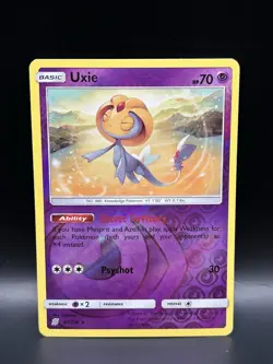 Reverse Holo Uxie 83/236 - Pokemon Unified Minds Card - NM - Image 1