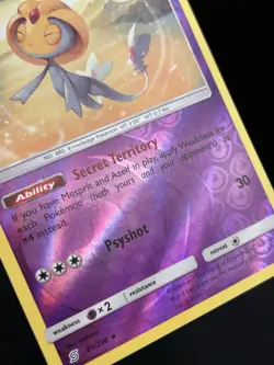 Reverse Holo Uxie 83/236 - Pokemon Unified Minds Card - NM - Image 2