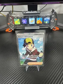 Pokemon TCG Destined Rivals Ethan's Adventure Ultra Rare Card 221/182 - Image 1
