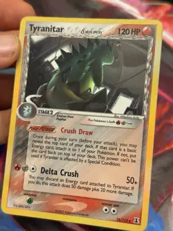 Pokemon Tyranitar 16/113 EX Delta Species Holo Rare 2005 Stage 2 120HP Card - Image 1