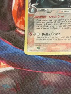 Pokemon Tyranitar 16/113 EX Delta Species Holo Rare 2005 Stage 2 120HP Card - Image 2