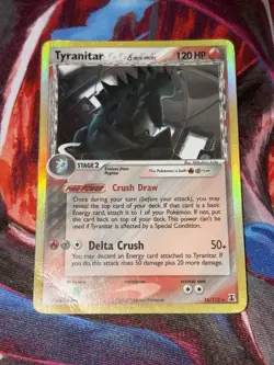 Pokemon Tyranitar 16/113 EX Delta Species Holo Rare 2005 Stage 2 120HP Card - Image 3
