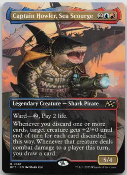 Captain Howler, Sea Scourge (Borderless) Aetherdrift 361 NM R - Image 1