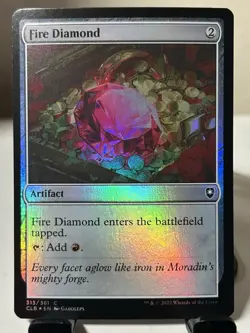 Fire Diamond Commander Legends: Battle for Baldur's Gate Foil - Image 1