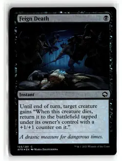 MAGIC TG: Adventures in the Forgotten Realms #103 Feign Death Common,Foil .M2A - Image 1