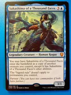 MTG 1x Sakashima of a Thousand Faces 89 Commander Legends Magic Gathering x1 NM - Image 1