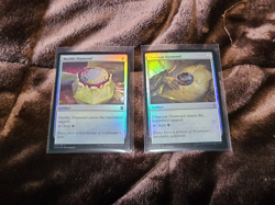 MTG Artifact(FOILS) x2 Marble Diamond/Charcoal Diamond - Image 1
