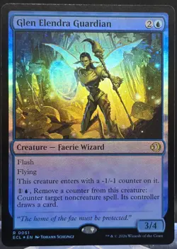 Glen Elendra Guardian #51 Lorwyn Eclipsed Foil Rare - Image 1