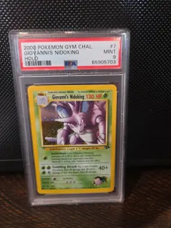 POKEMON GYM CHALLENGE GIOVANNI'S NIDOKING #7 HOLO PSA 9 MINT #65905703 - Image 1