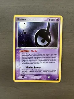 Pokemon TCG Unown ! Ex Unseen Forces Holo - Image 1