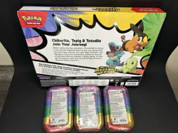 Pokemon TCG Ascended Heroes First Partners Deluxe Pin Collection & 3X Mini Tins - Image 3