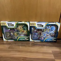 Pokemon Glaceon And Leafeon V Star Special Collection Boxes - Image 1
