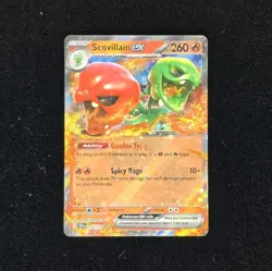 Pokemon Scovillain EX 037/197 SVP Black Star Promo Holo Full Art Plant Eng - Image 1