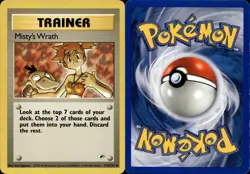 MISTY'S WRATH 114/132 UNCOMMON GYM HEROES POKEMON UNLIMITED MP - Image 1