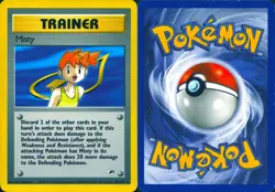 MISTY 102/132 RARE GYM HEROES POKEMON UNLIMITED MP - Image 3