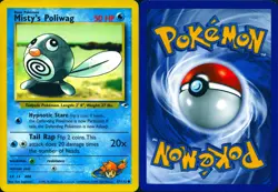 MISTY'S POLIWAG 87/132 COMMON GYM HEROES POKEMON UNLIMITED LP - Image 3