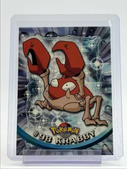 KRABBY 1999 TOPPS POKEMON TV ANIMATION SERIES 1 BLUE LOGO 98 Q0899 - Image 1