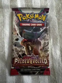 Pokemon Paldea Evolved Sealed Booster Pack Ting-Lu - Image 1