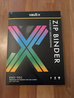 Vault X Pokemon ME1 Mega Evolution 9-Pocket First Edition Exo-Tec Zip Binder - Image 1