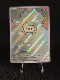 Pokemon Solosis 118/086 Sv: Black Bolt Illustration Rare Holo 40 HP English - Image 1